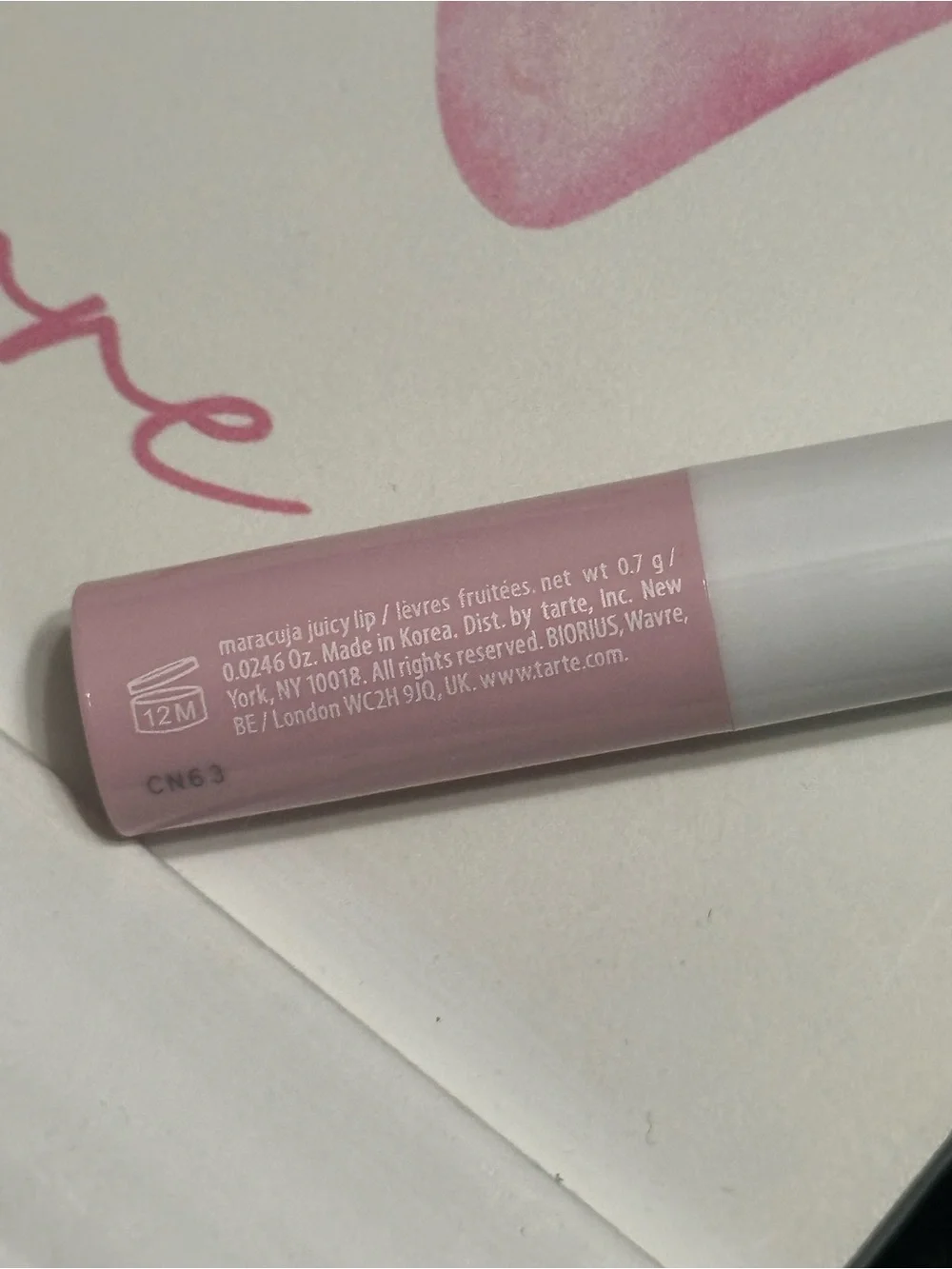 tarte Maracuja Juicy Lip Balm - Light Pink